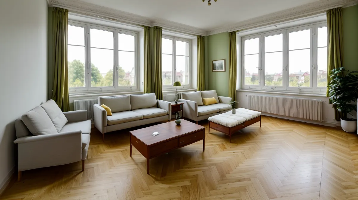 Energetische Raumreinigung nach Todesfall: ruhiges Wohnzimmer als Ausgangspunkt für Ahnenarbeit zuhause