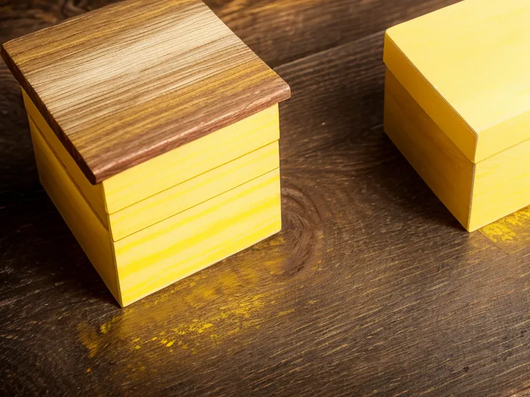 Gelber DIN-A6-Karteikasten mit handschriftlichen Karteikarten aus der Ahnenarbeit-Praxis