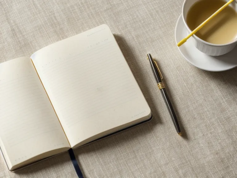 Ein offenes Notizbuch mit handschriftlichen Aufzeichnungen zur Ahnenarbeit und gelben Karteikarten aus meinem Selbsttest-Tagebuch.