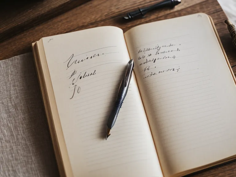 Handschriftlicher Eintrag im Leinen-Tagebuch zur phoenix999 Ahnenarbeit
